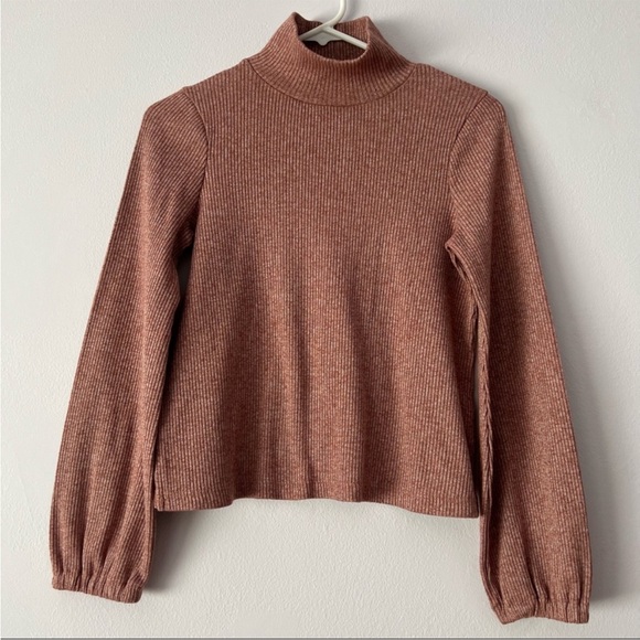 MADEWELL Bubble sleeve turtleneck - Picture 1 of 4
